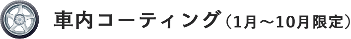 車内コーティング