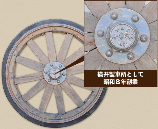 横井製車所として昭和8年創業